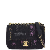 Chanel Denim Mood Flap Bag Small Front With Strap