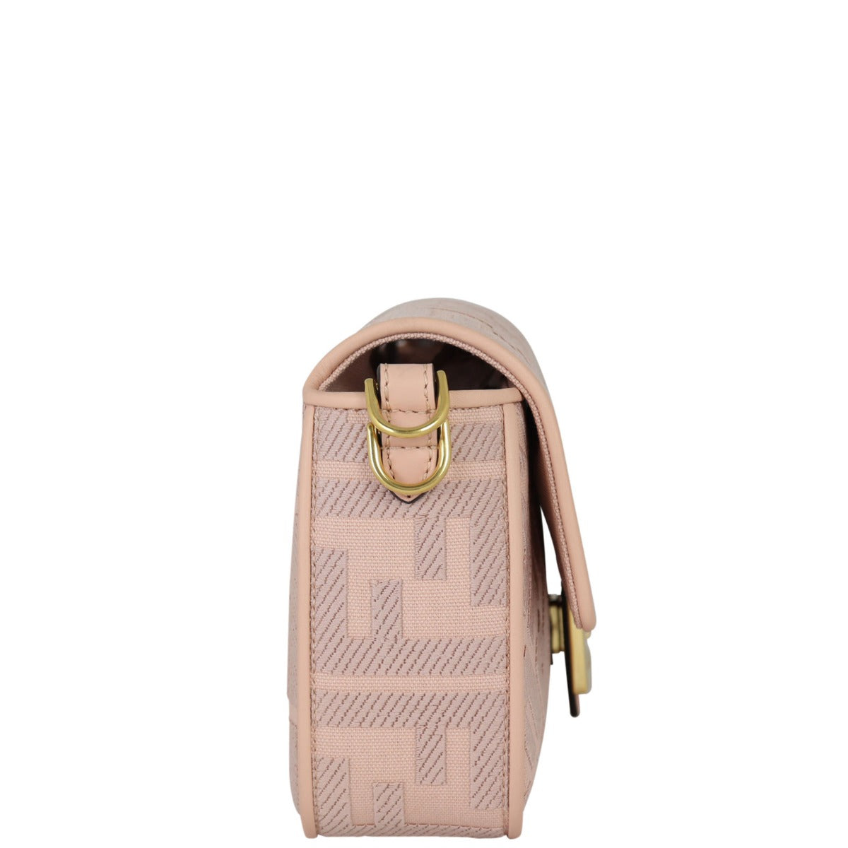 Fendi FF Baguette Bag Canvas Side
