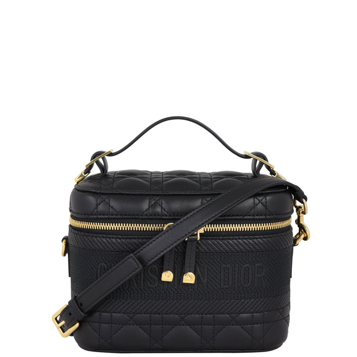 Dior Lady Dior Vanity Case Small Front With Strap