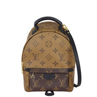 Louis Vuitton Palm Springs Mini Backpack Monogram Reverse Front With Strap