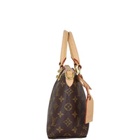 Louis Vuitton V Tote BB Monogram Side