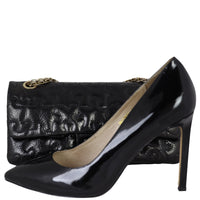 Chanel 2.55 Reissue 225 Puzzle Flap Bag Patent Shoe