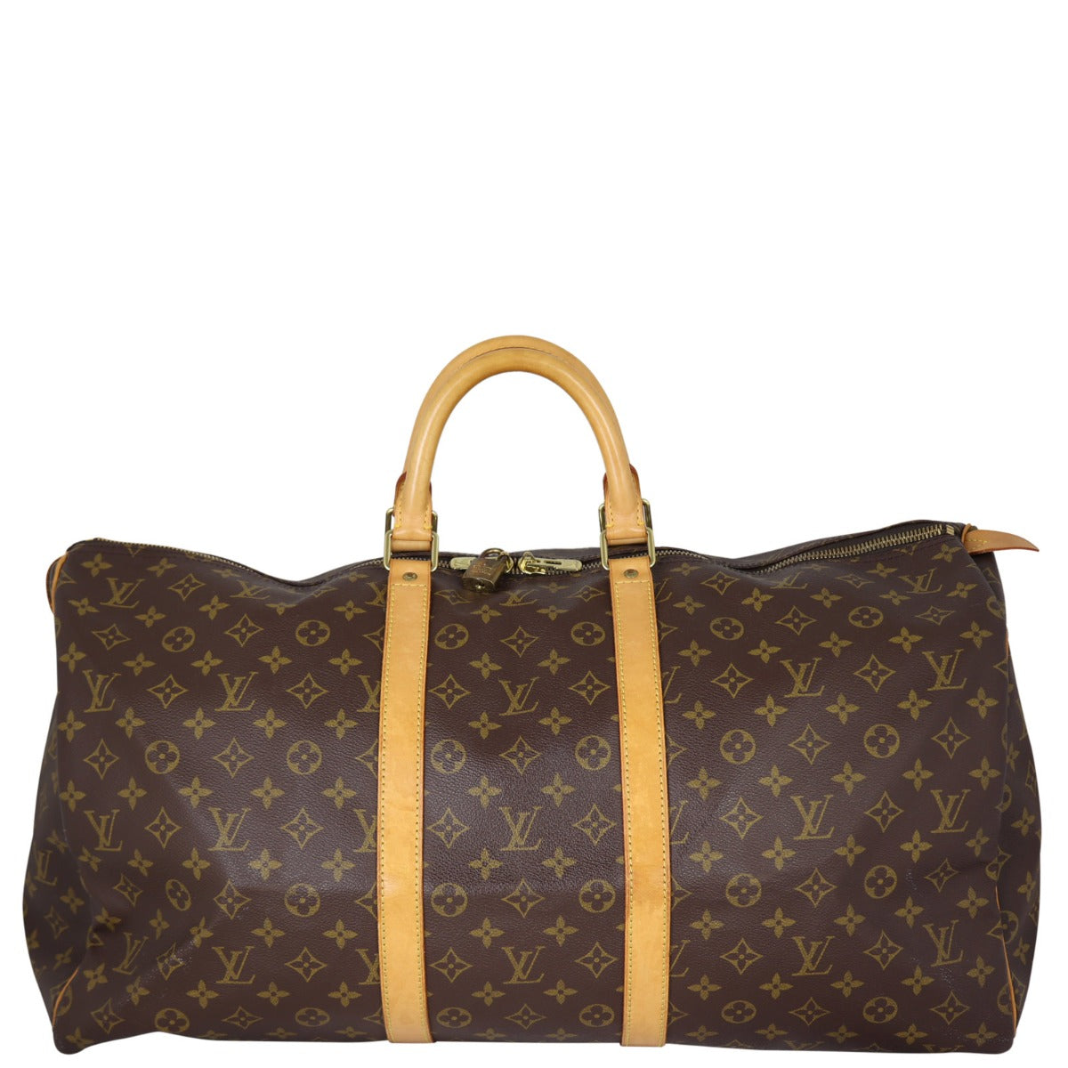 Louis Vuitton Keepall 55 Monogram Front