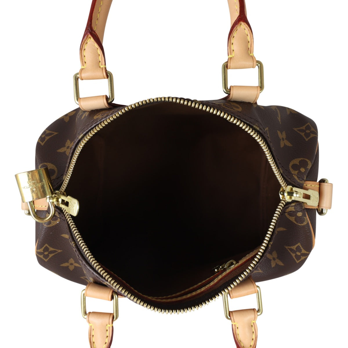 Louis Vuitton Speedy 25 Bandouliere Monogram Whole Interior