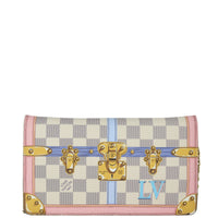 Louis Vuitton Summer Trunks Weekend Pochette Damier Azur Front