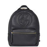 Gucci Soho Leather Chain Backpack Front