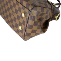 Louis Vuitton Trevi PM Damier Ebene Corner Close Up