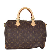 Louis Vuitton Speedy 30 Bandouliere Monogram Front