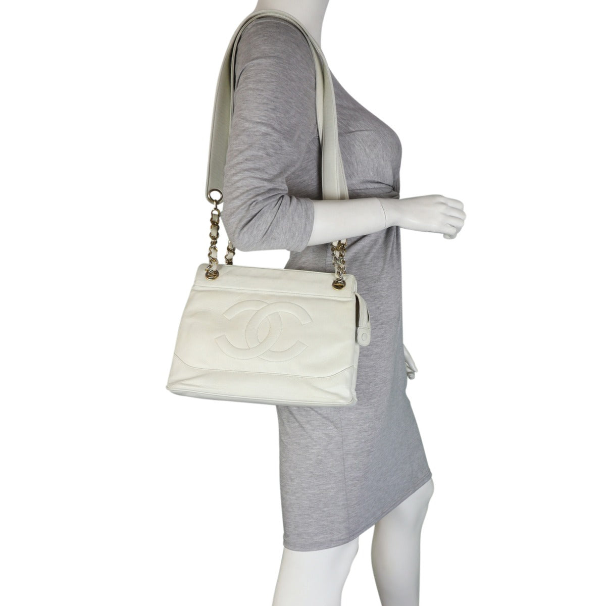 Chanel Vintage Timeless CC Tote Mannequin