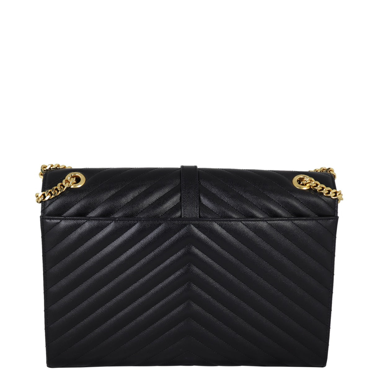 Saint Laurent Matelasse Envelope Large Bag Back