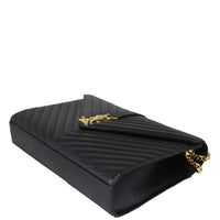 Saint Laurent Matelasse Envelope Large Bag Corner Distance