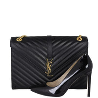 Saint Laurent Matelasse Envelope Large Bag Shoe