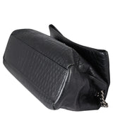 Saint Laurent West Hollywood Medium Croc-Embossed Corner Distance