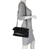 Saint Laurent West Hollywood Medium Croc-Embossed Mannequin