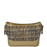 Chanel Gabrielle Tweed Hobo Small Front