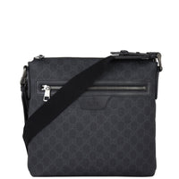Gucci GG Supreme Messenger Bag Front with Strap
