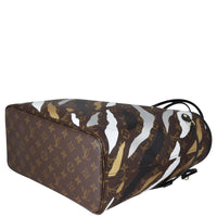 Louis Vuitton LVxLOL Neverfull MM Monogram Camouflage Corner Distance