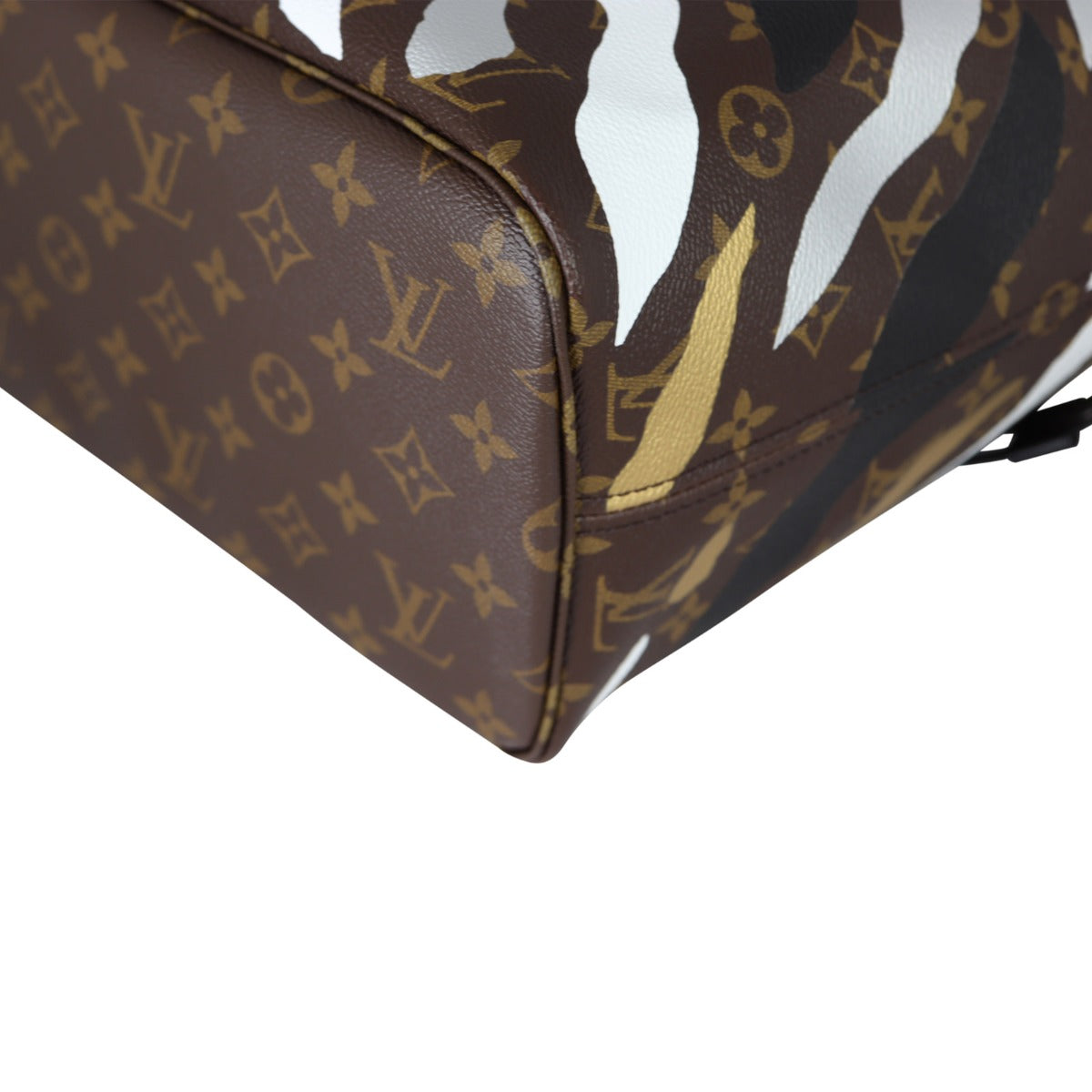 Louis Vuitton LVxLOL Neverfull MM Monogram Camouflage Corner Close Up