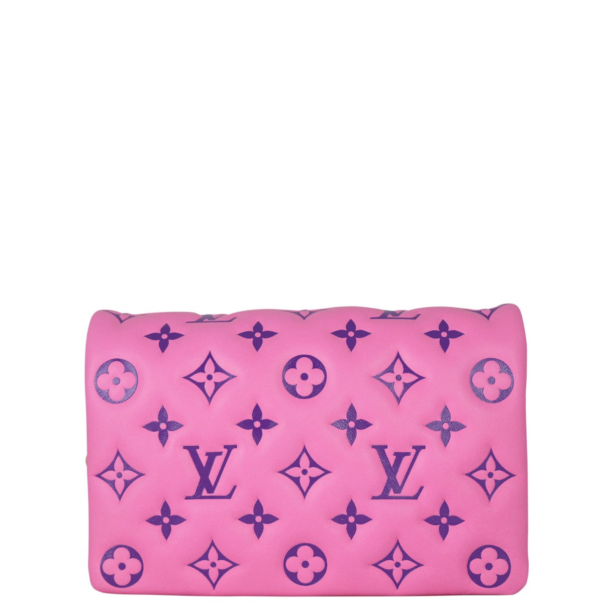 Louis Vuitton Pochette Coussin Monogram Embossed Lambskin Front