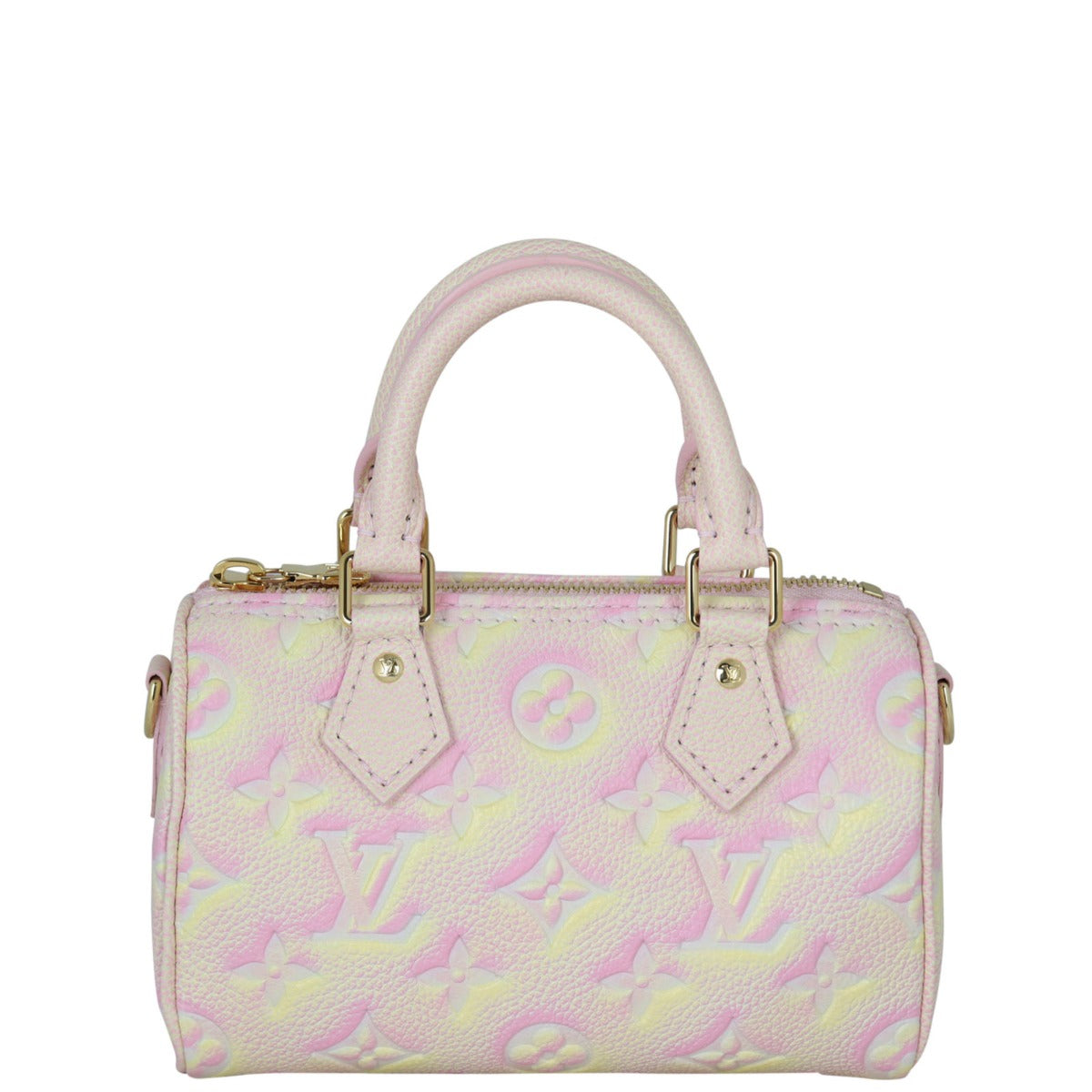 Louis Vuitton Nano Speedy Monogram Empreinte Stardust Front