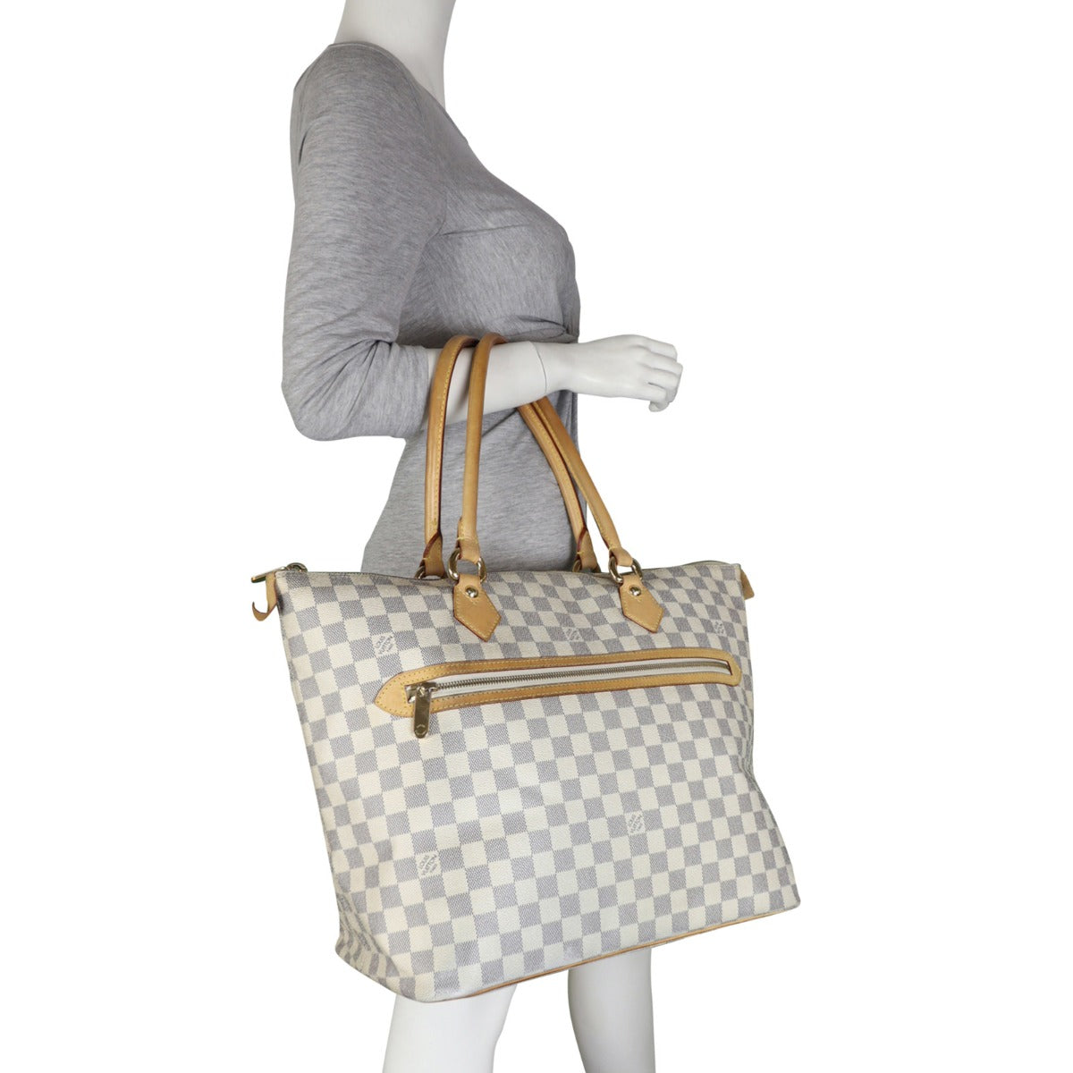 Louis Vuitton Saleya GM Damier Azur Mannequin