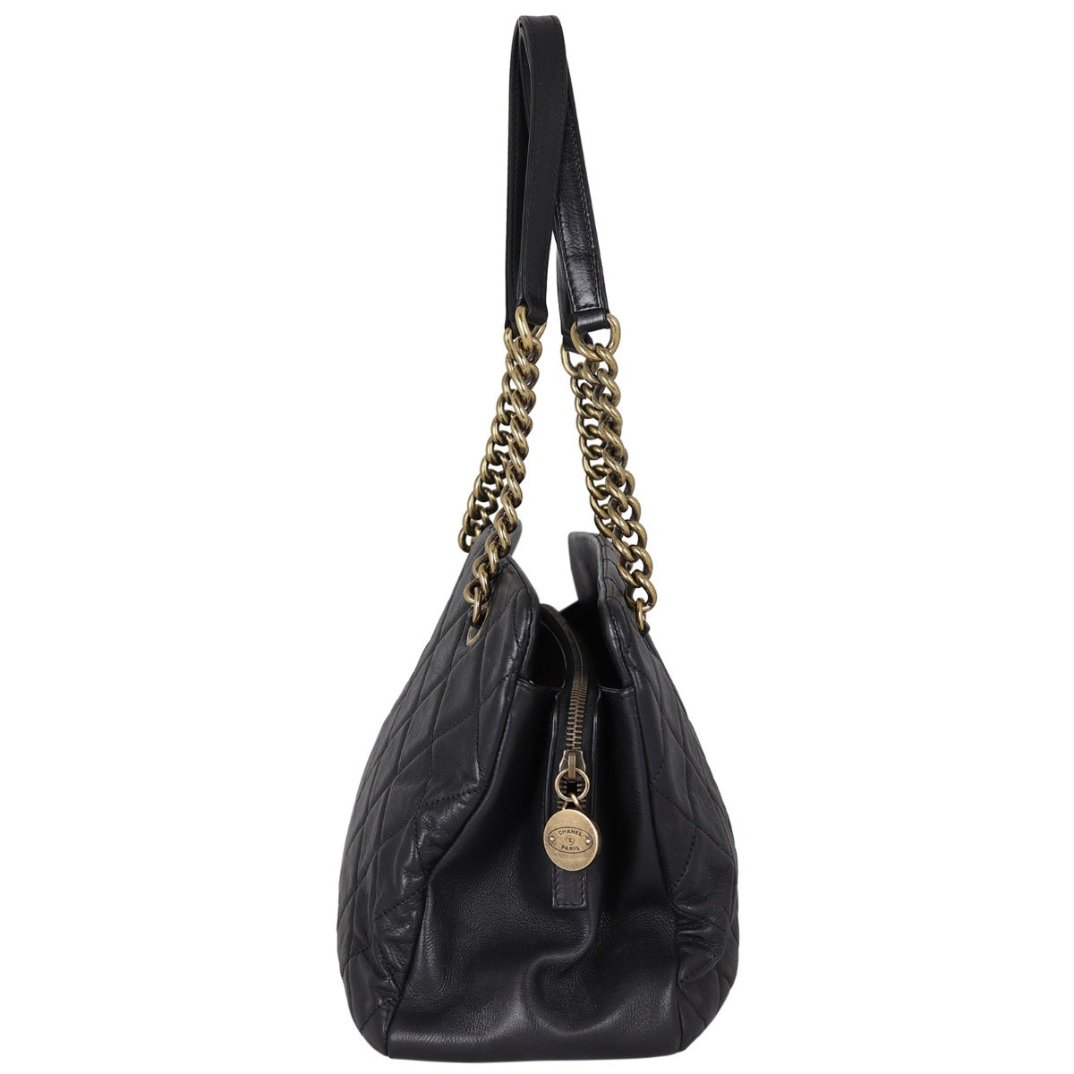 Chanel CC Crown Tote Medium Side