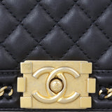 Chanel Boy Old Medium Paris-Rome Chain Top Handle