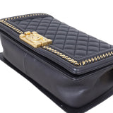 Chanel Boy Old Medium Paris-Rome Chain Top Handle