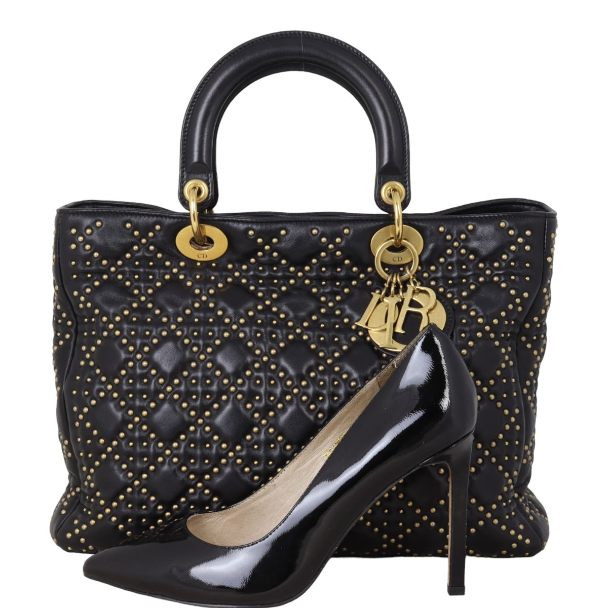 Dior Lady Dior Soft Large Studded