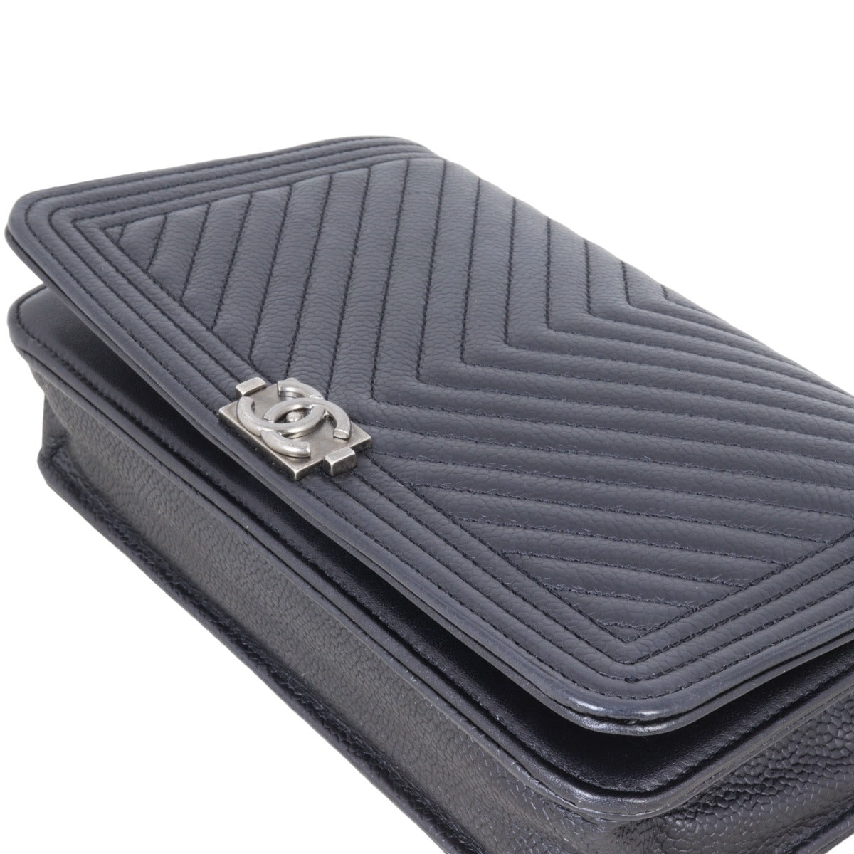 Chanel Boy Wallet on Chain Chevron