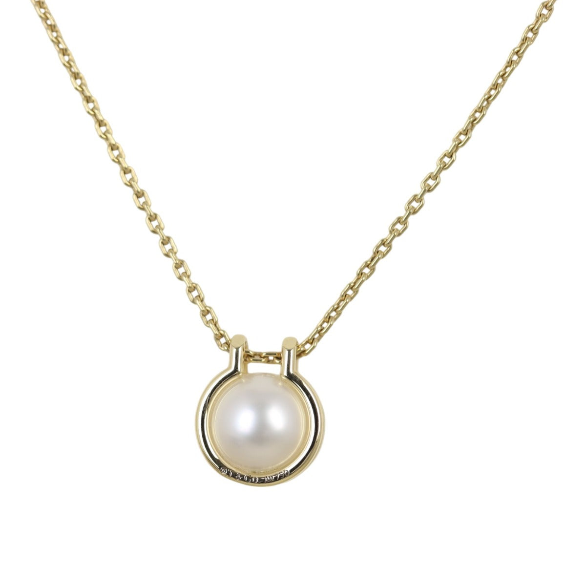 Tiffany & Co HardWear South Sea Pearl Pendant 18k Yellow Gold Necklace