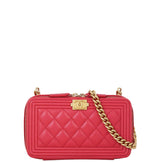 Chanel Boy Phone Pouch With Chain