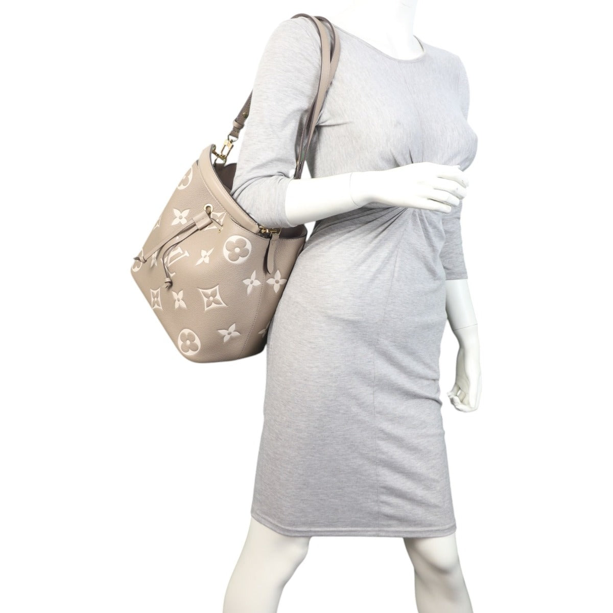 Louis Vuitton NeoNoe MM Monogram Empreinte Giant Bicolour