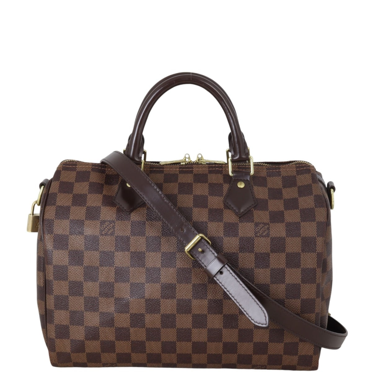 Louis Vuitton Speedy 30 Bandouliere Damier Ebene