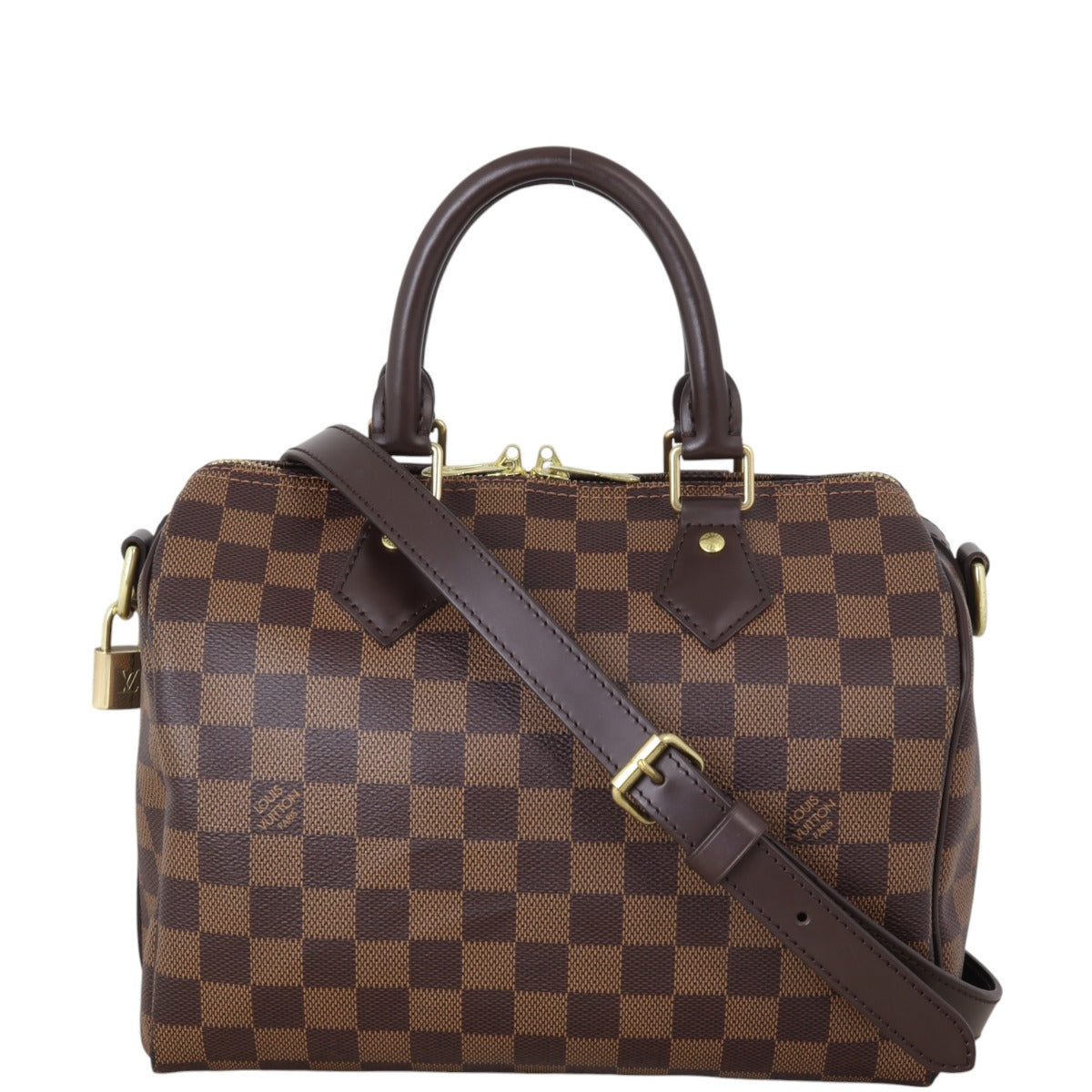 Louis Vuitton Speedy 25 Bandouliere Damier Ebene