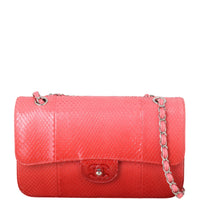 Chanel Classic Double Flap Medium Python Ombre