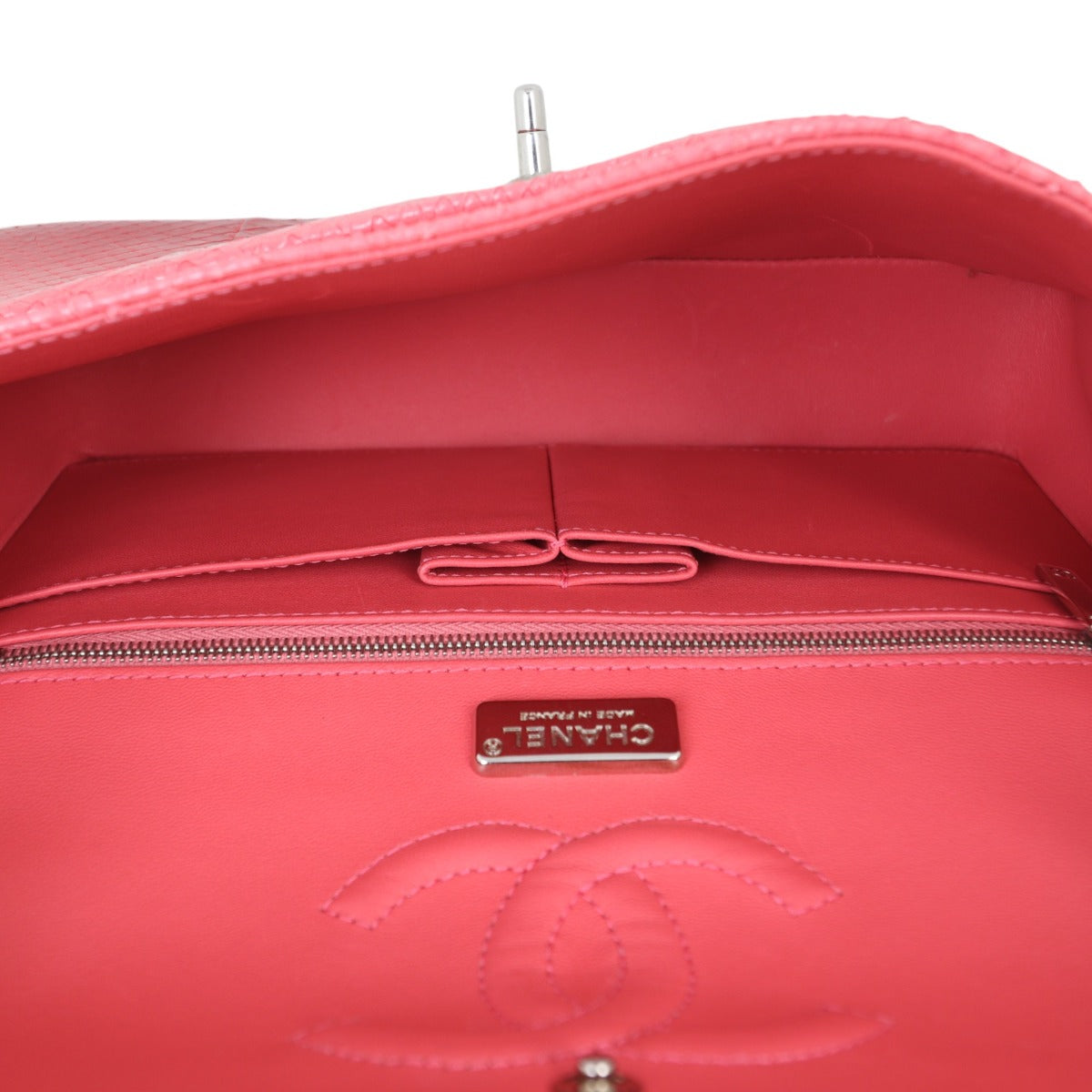 Chanel Classic Double Flap Medium Python Ombre