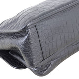 Saint Laurent Niki Medium Croc Embossed