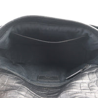 Saint Laurent Niki Medium Croc Embossed