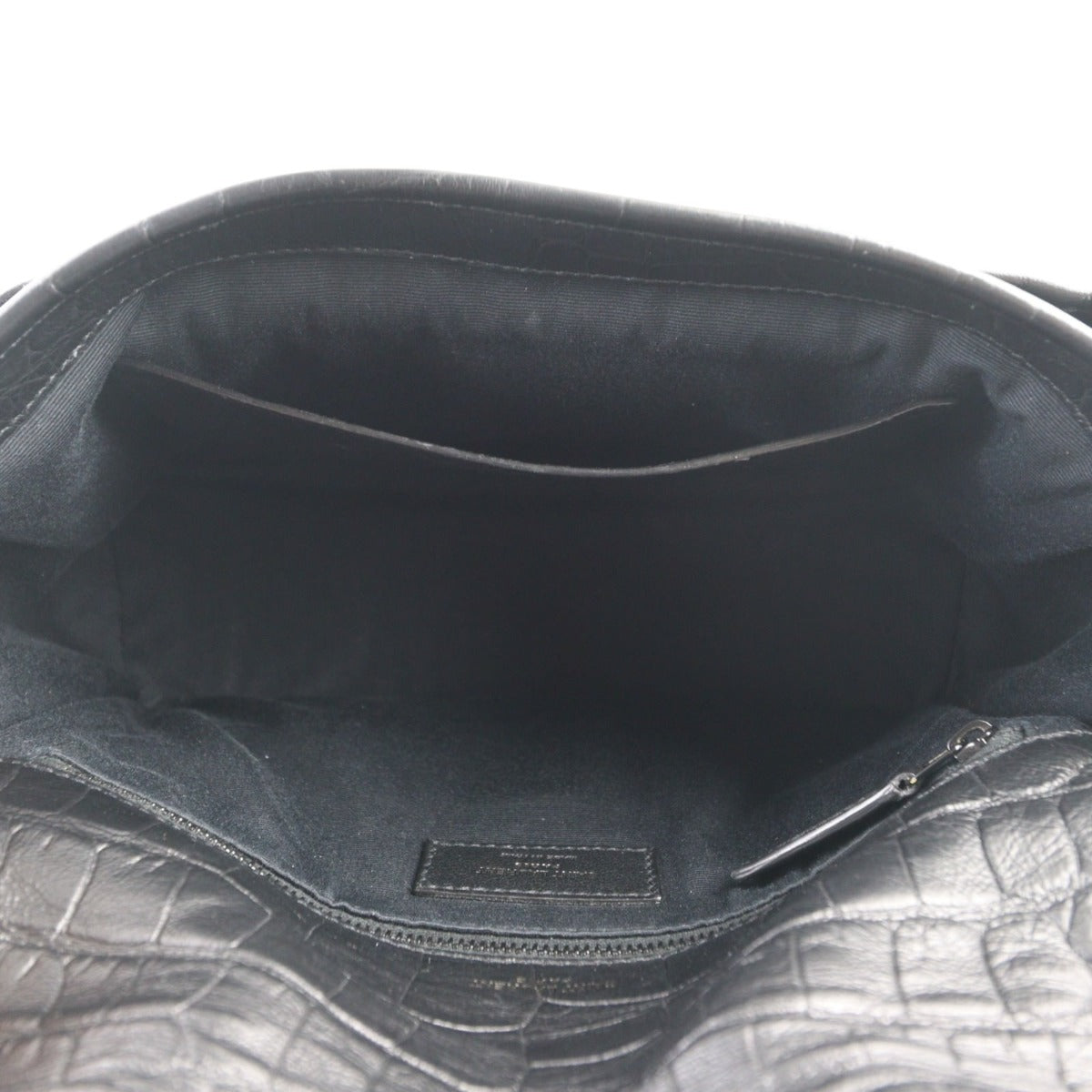 Saint Laurent Niki Medium Croc Embossed