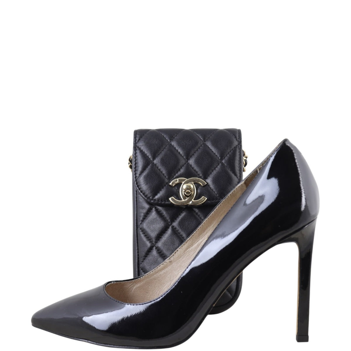 Chanel CC Phone Holder on Chain