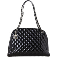 Chanel Mademoiselle Bowler Bag Patent Large