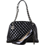 Chanel Mademoiselle Bowler Bag Patent Large