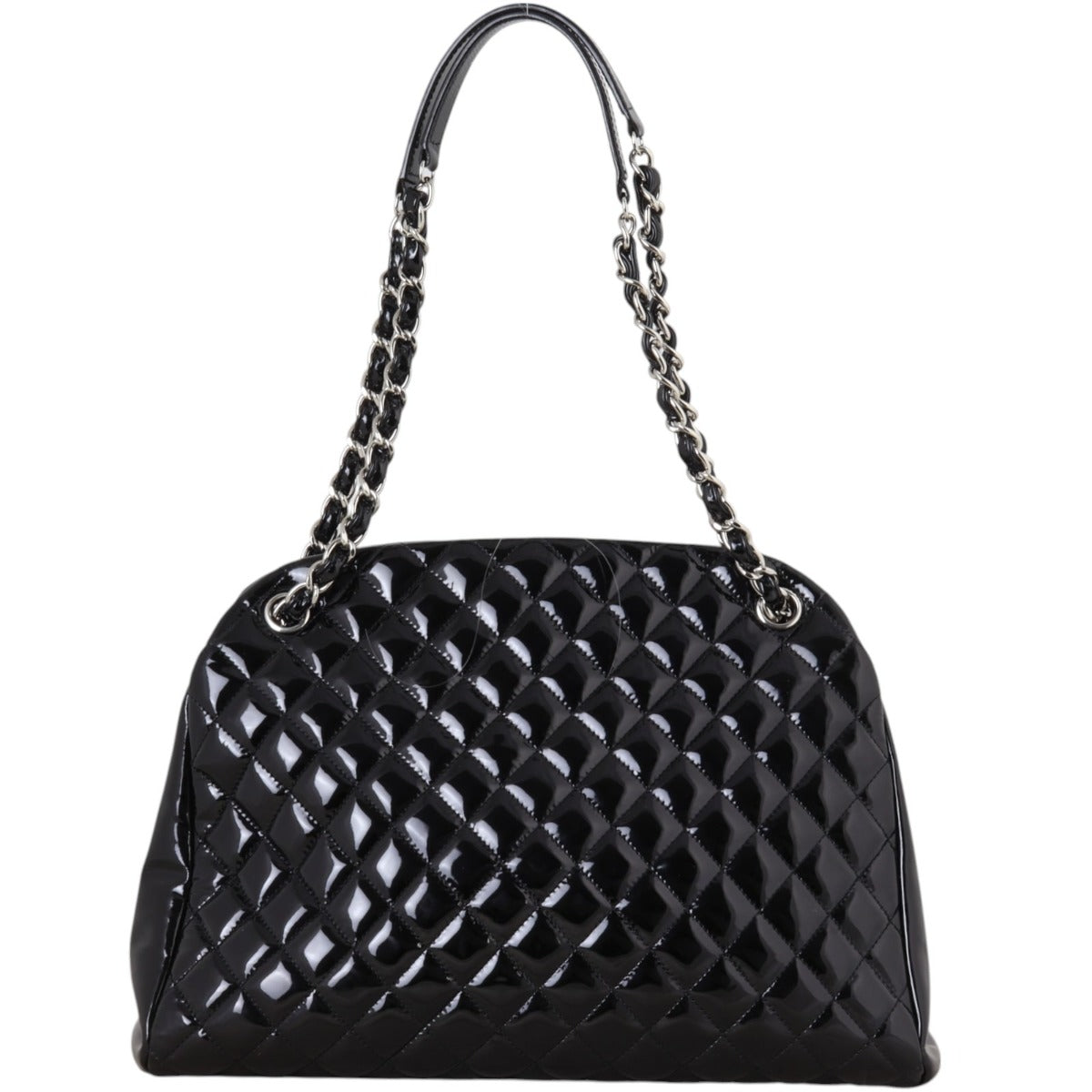 Chanel Mademoiselle Bowler Bag Patent Large