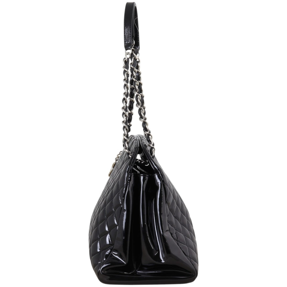 Chanel Mademoiselle Bowler Bag Patent Large