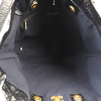 Chanel Paris-New York Coco Croc Tote Large