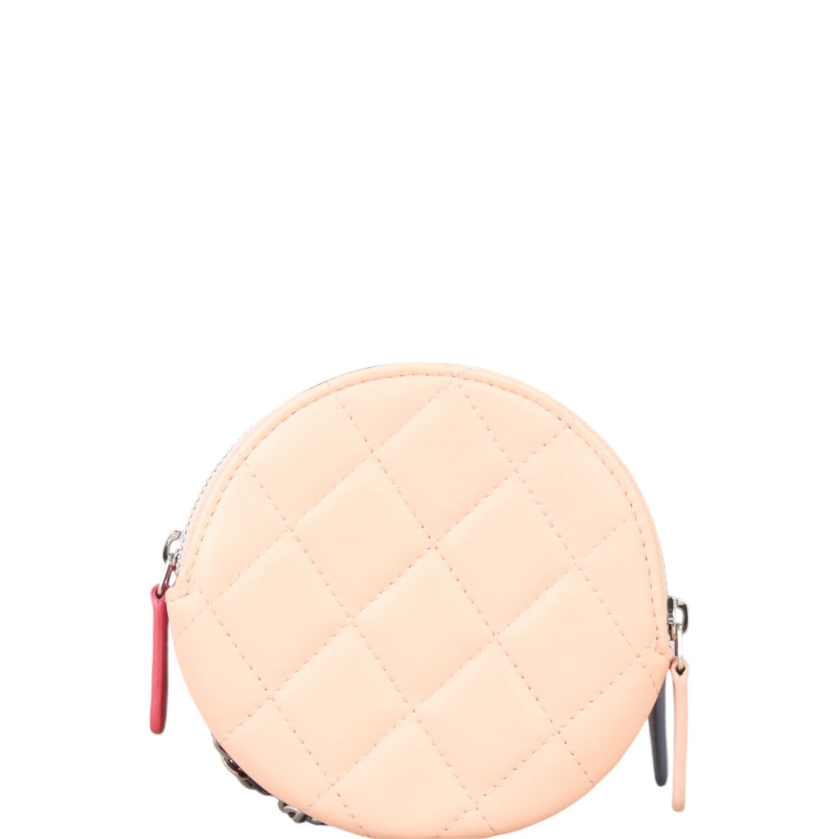 Chanel CC Round Triple Zip Pouch on Chain