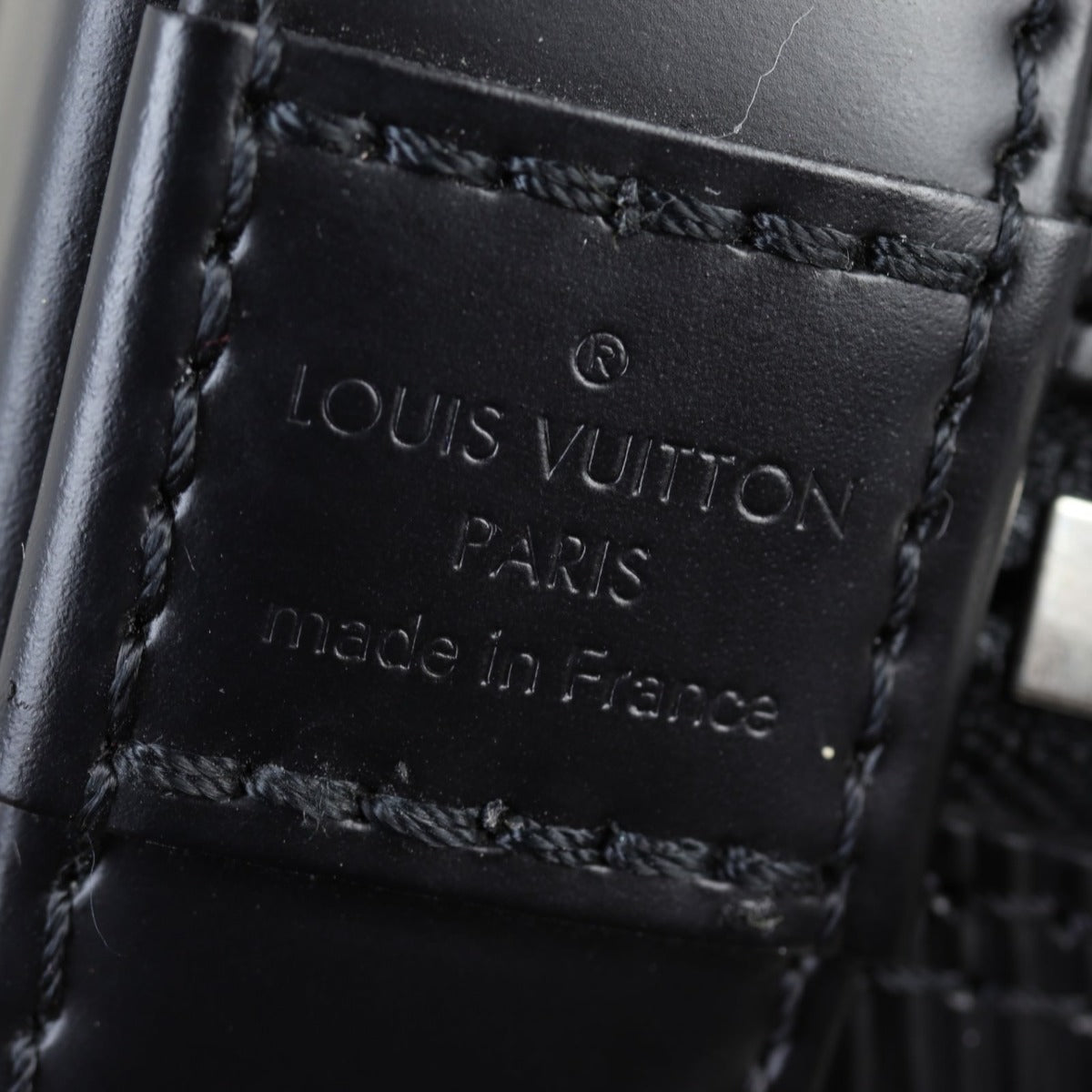 Louis Vuitton Alma BB Epi with Embroidered Strap