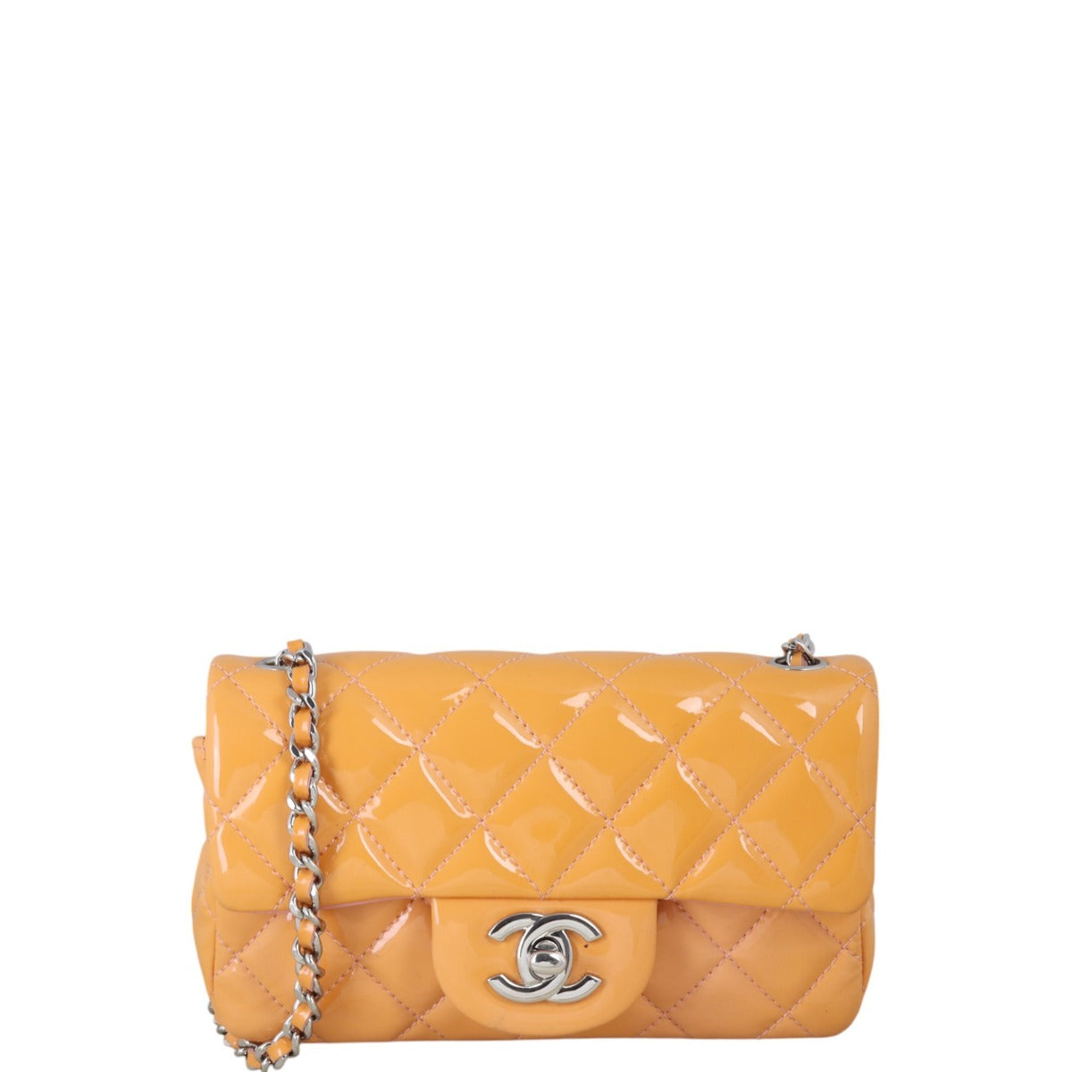 Chanel Classic Flap Extra Mini Rectangular Bag Patent