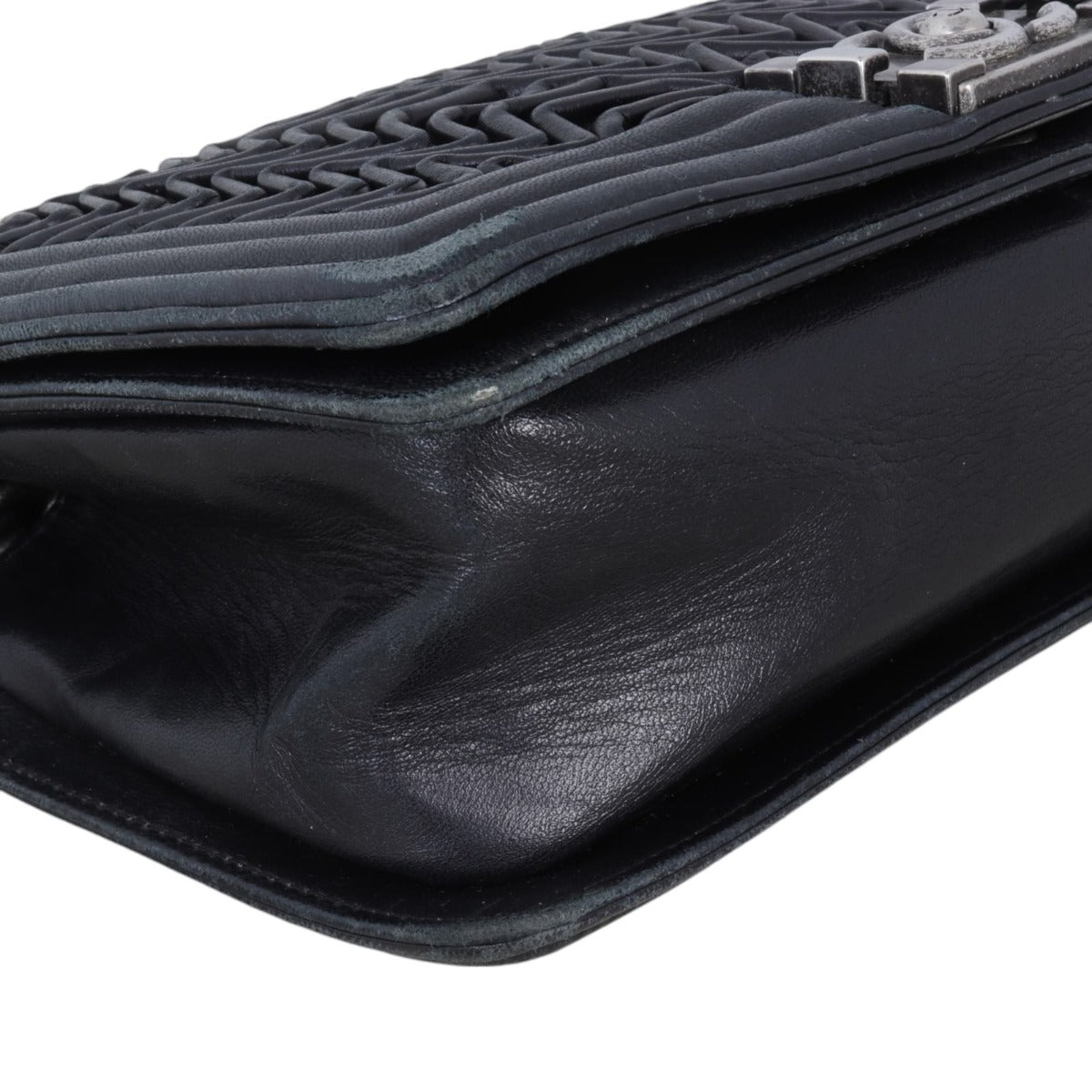 Chanel Boy 3D Pleated Old Medium